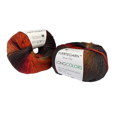Hjertegarn - Sockenwolle Longcolors (Fb.17)