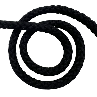Bademantelkordel 8mm schwarz