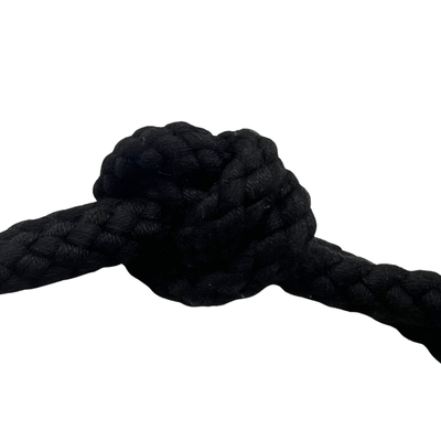 Bademantelkordel 8mm schwarz