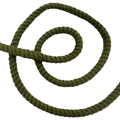 Parkakordel gedreht 4mm oliv-grün