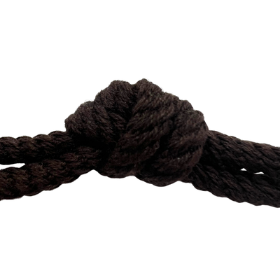 Parkakordel gedreht 4mm dunkelbraun