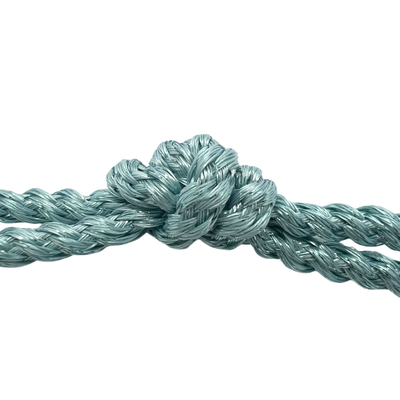 Kordel 3mm türkis blau glitzernd