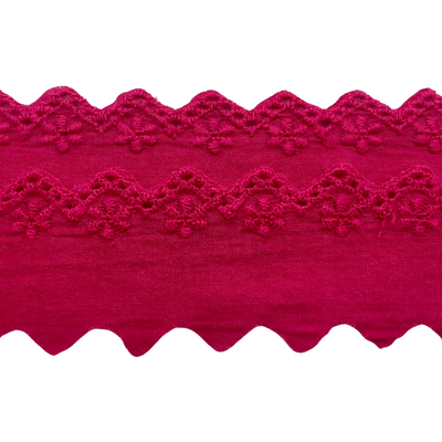 Festonspitze 35mm pink