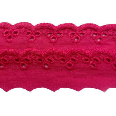 Festonspitze 25mm pink