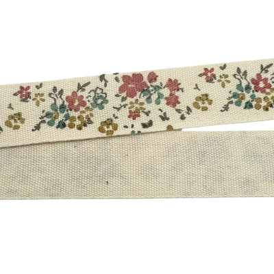 Webband Floral 15mm altrosa