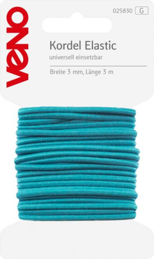 Veno Elastic Kordel SB 3,0mm türkis