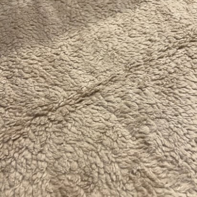 Baumwolle Teddy - beige