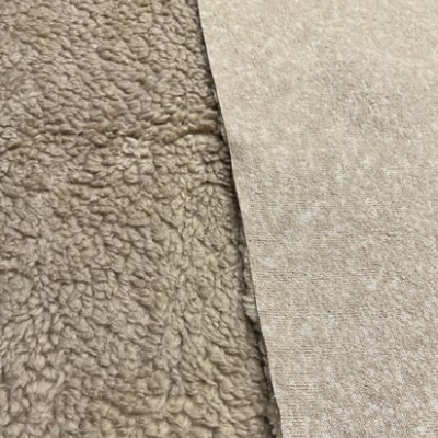 Baumwolle Teddy - beige