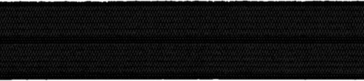 Einfassband elastisch 20mm schwarz