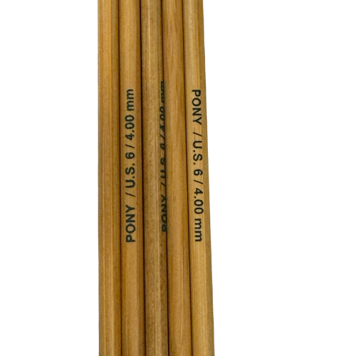 Strumpfstricknadeln Bambus, 20cm, 4,00mm