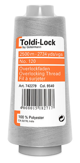 Gütermann Toldilock 2500m - hellgrau