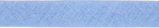 Baumwoll-Schrägband gefalzt 40/20 (Fb. 258 blassblau)