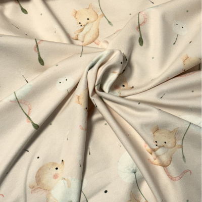 Baumwolljersey - sweat Mousy