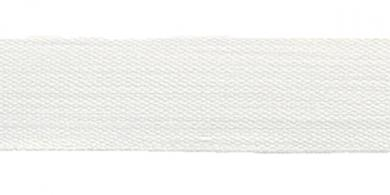 Baumwollband 10mm weiß