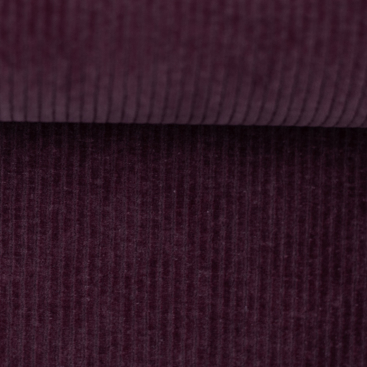 SWAFING • Cord-Jersey Juna Aubergine
