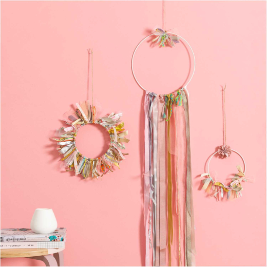 Metallring weiß Ø 15cm