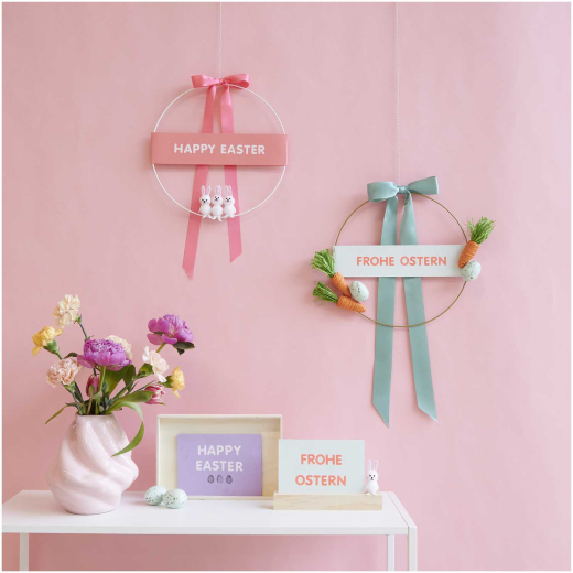 Metallring weiß Ø 15cm