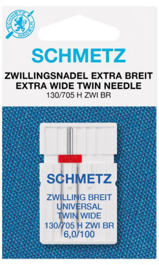 Schmetz • Zwillings-Universal-Nadel 130/705 H ZWI BR 6,0/100