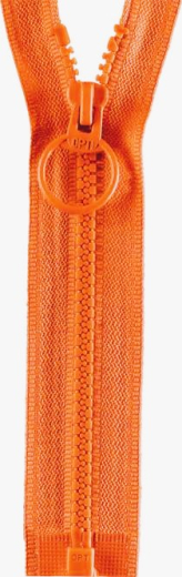 Reißverschluss orange 35cm - teilbar