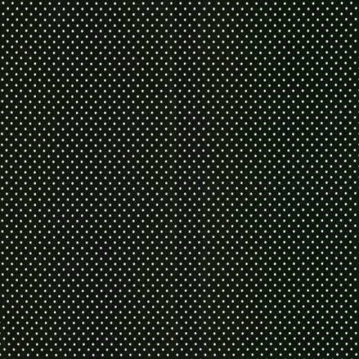 Dotty Baumwolle Punkte 2mm Schwarz