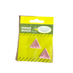 Mono Quick - Applikation Dreiecke Pailleten rosa