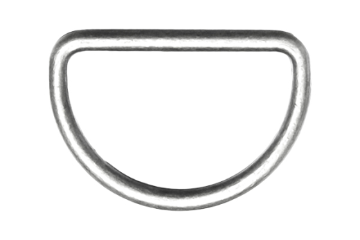 Halbrundringe 30mm silber (4St.)