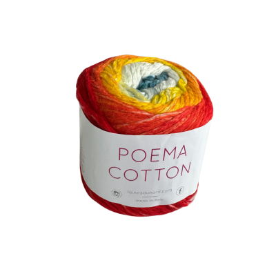 Poema Cotton Farbverlauf rot-orange (Auslaufartikel)