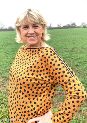Sweat Bears Sommersweat - Senf/Schwarze Punkte