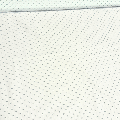 KATIA Fabrics • Plumetti Bicolor - white & grey