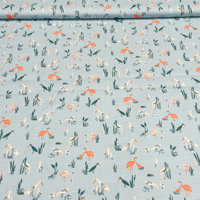 KATIA Fabrics • Salinas Birds Blue