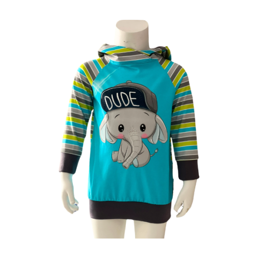 Hoodie - Elefant Dude - Gr. 86