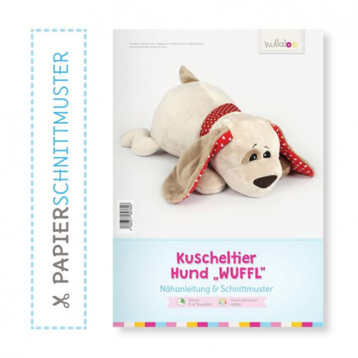 Schnittmuster Kuscheltier Hund “WUFFL”