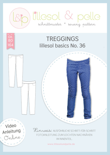 Lillesol & Pelle Papierschnittmuster lillesol basics No.36 Treggings   • Gr. 80 - 164