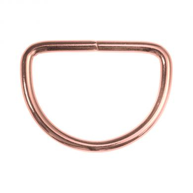 Halbrundringe 40mm rosegold