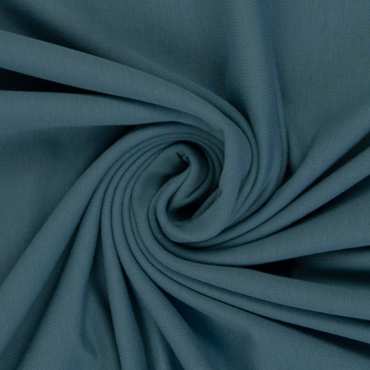 Maike - French Terry *neu* - Uni rauchblau (Fb. 259)