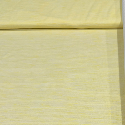 Strickstoff mit erhabenen Streifen gelb
