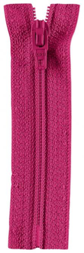 Reißverschluss pink (fb.786) 18cm - nicht teilbar