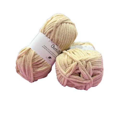 Pro Lana Chenille Garn - uni beige (05)