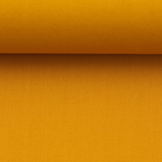 Baumwollwebware Heide Senfgelb Uni (Fb.313) – Swafing Baumwollstoff Öko-Tex 100