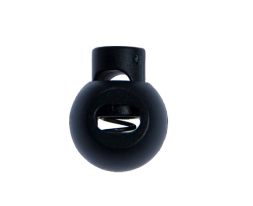Kordelstopper 1-loch KST 18mm rund dunkelblau