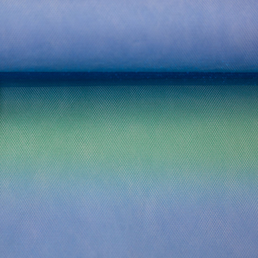 Tüll Ombre - Farbverlauf blau/türkis/grün