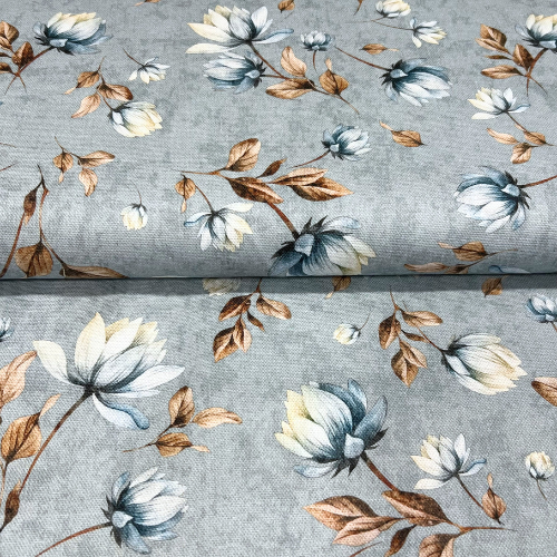 S&W Stoffe - Deko Digitaldruck - Blumen