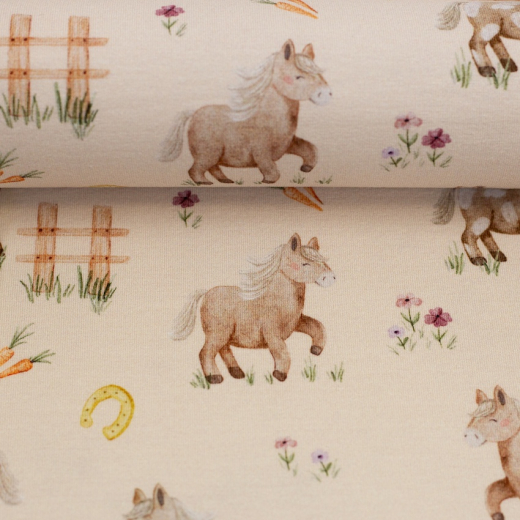 SWAFING • Baumwolljersey Pferde - Farm by Christiane Zielinski