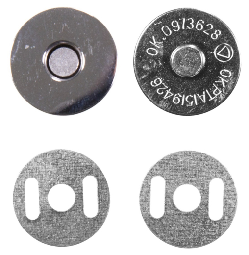 Magnetverschluß - silber - 19mm