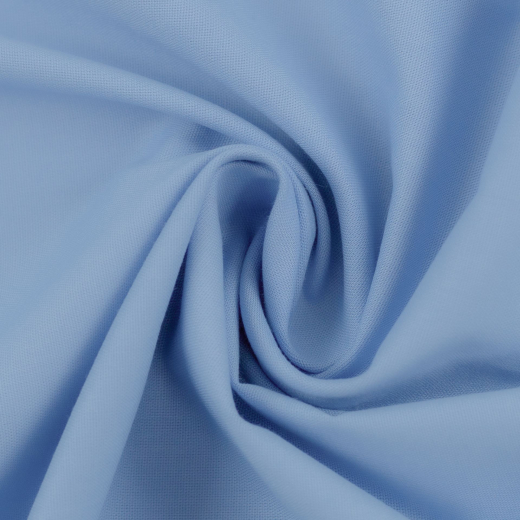 Heide Baumwolle Uni Himmelblau