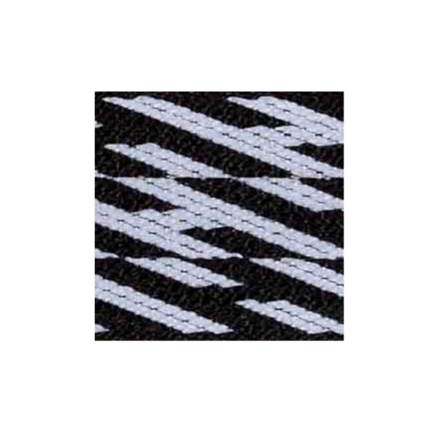 Gurtband Thunder Zig Zag 38mm schwarz-weiß