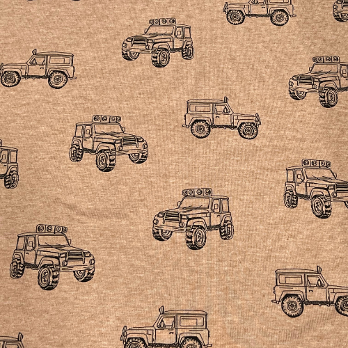 Jersey Melange - Autos - Taupe