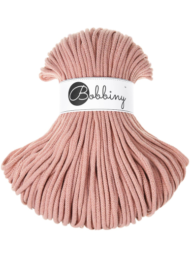 Bobbiny Premium 5 mm Flechtkordeln in blush