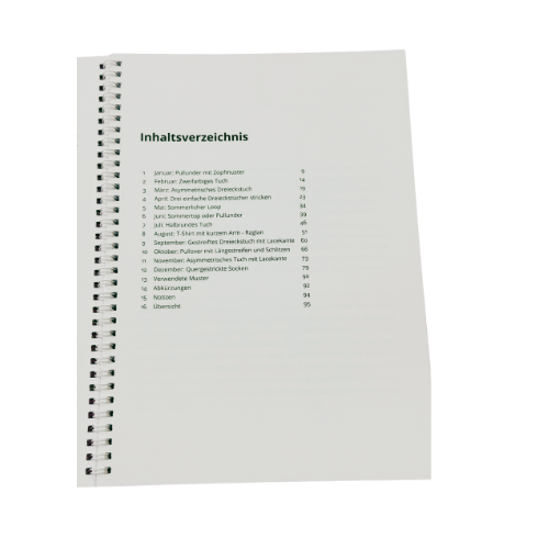 Ringbuch - Mit 14 Strickanleitungen durch das Jahr