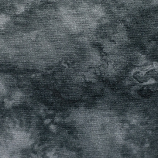 Baumwolljersey - Batik anthrazit